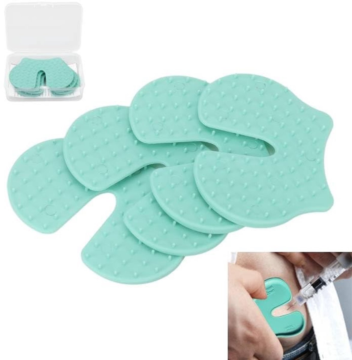 Dailygoods - Herbruikbare Pijnverlichters voor Injecties, Set van 4