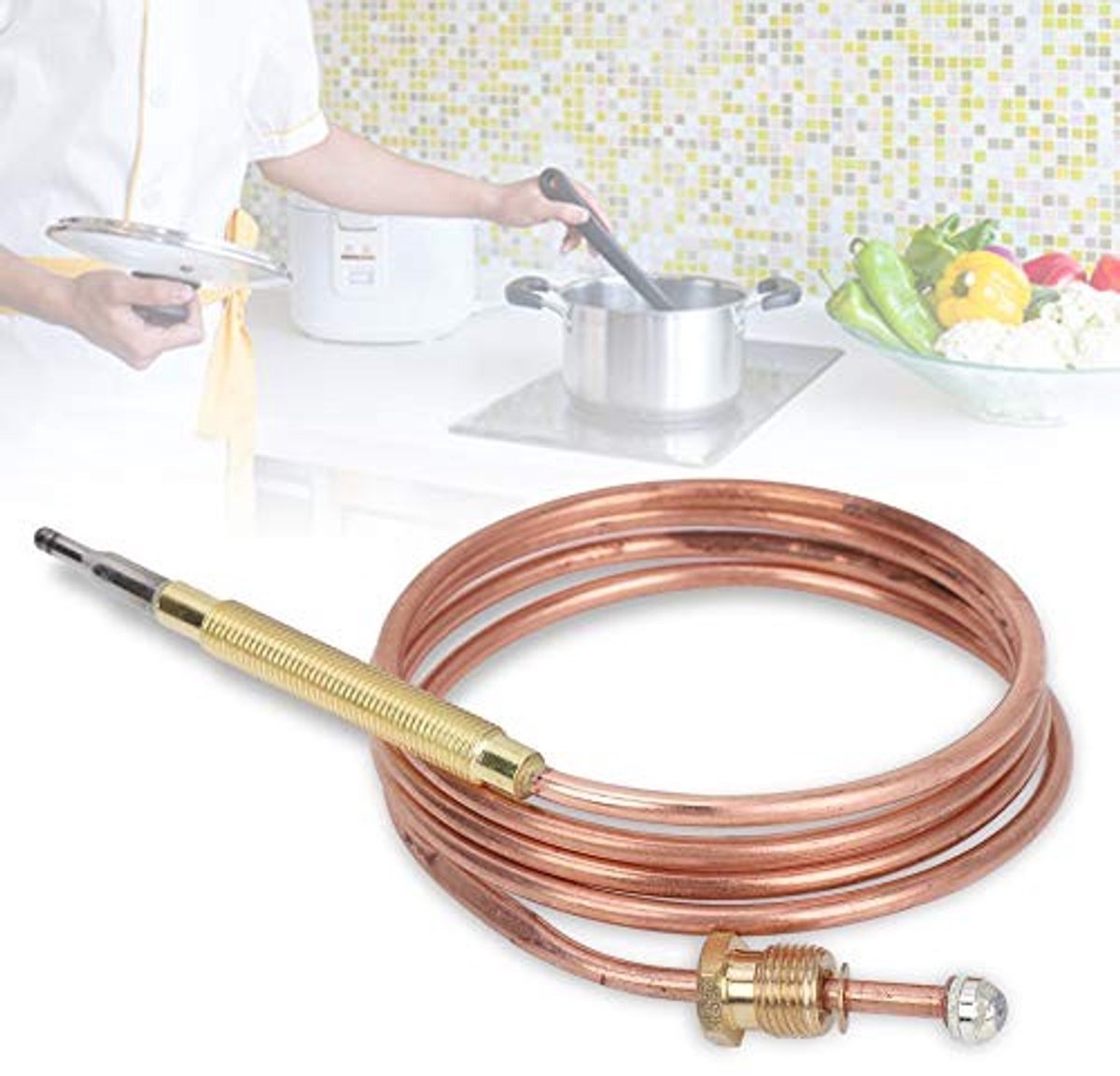 Dailygoods - Universeel Gas Thermokoppel 900mm