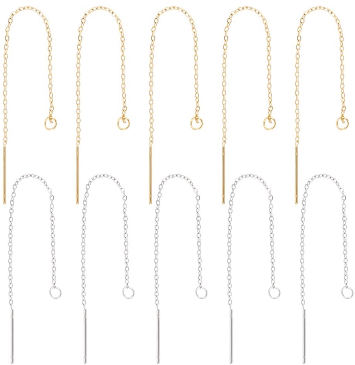 Dailygoods - Hypoallergene Oordraden voor Sieraden Maken (40 stuks)