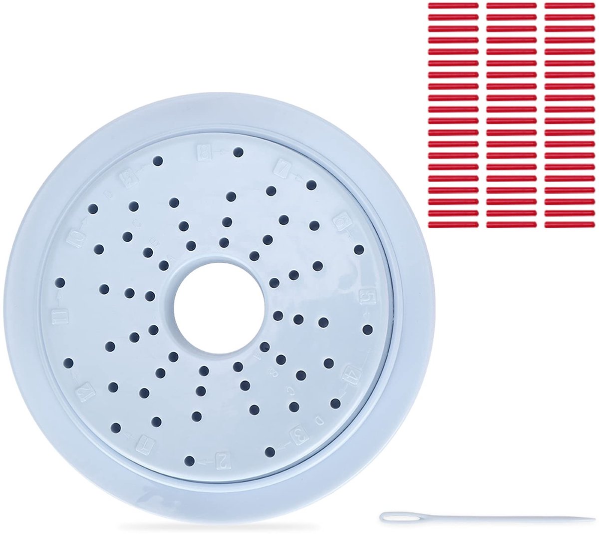 Dailygoods - Ronde Breistouwen Set voor Creatieve Wollen Ambachten