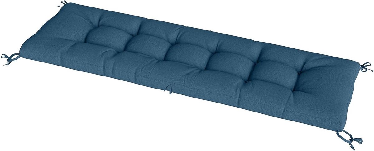 Lounger Kussen - Tuinkussen Zitkussen - Buiten Ontspannen - Langdurig Comfort - 198 x 65 cm - Blauw