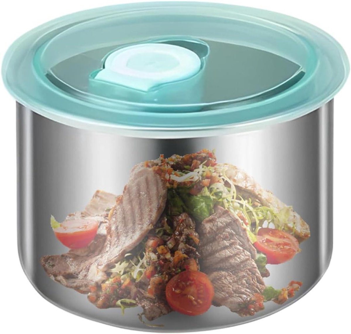 Snack Containers - Voedselbewaarbox - Lunchbox Vullen - Lekvrij en Stapelbaar - 1 Stuk - Blauw
