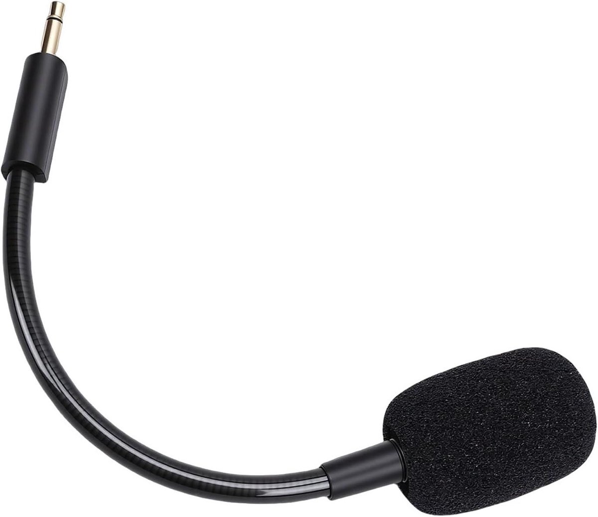 Vervangende Microfoon - Boom Arm - Gaming Communicatie - Ruisonderdrukking - 3.5mm Plug - Zwart