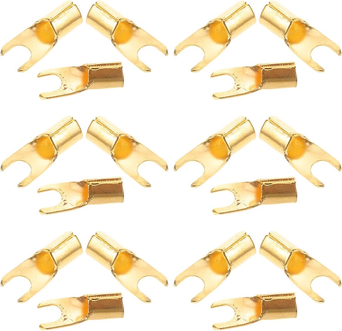 Luidsprekerterminals - Audio Connectoren - Auto Audio - Stabiele Overdracht - 100 Stuks - Goud