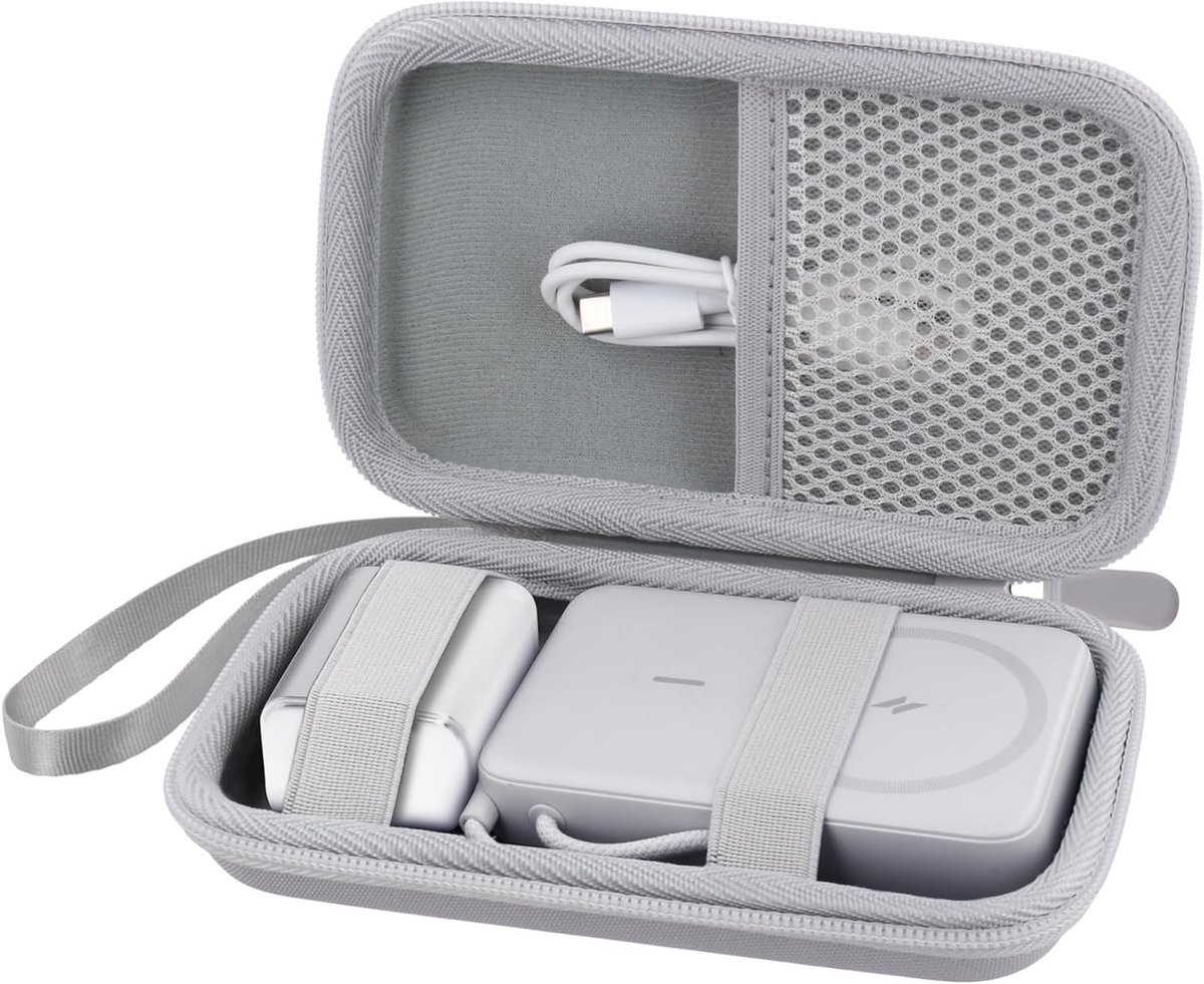Draagbare Hardcase voor Magnetische Powerbank - Geschikt voor 5000mAh en 10000mAh Magsafe Batterij - Bescherming, Opbergruimte en Reisgemak