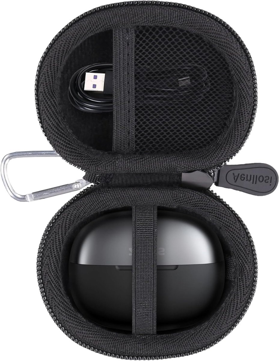 Beschermende Hard Case voor Open-Ear Headphones - Geschikt voor Oordopjes, Zwart, Schokbestendig en Duurzaam