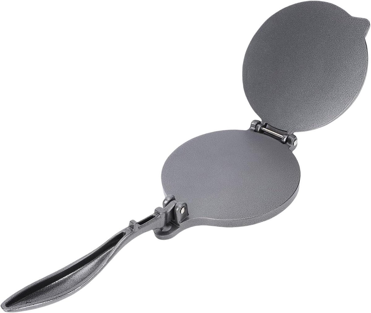 Tortillapers - Deegpers - Platbrood Maken - Aluminiumlegering - 22 x 16 cm - Zwart