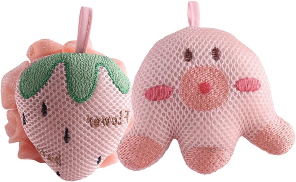 Douche Sponzen - Bad Loofahs - Lichaam Reinigen - Cartoon Ontwerp - 10 Stuks - Multicolor