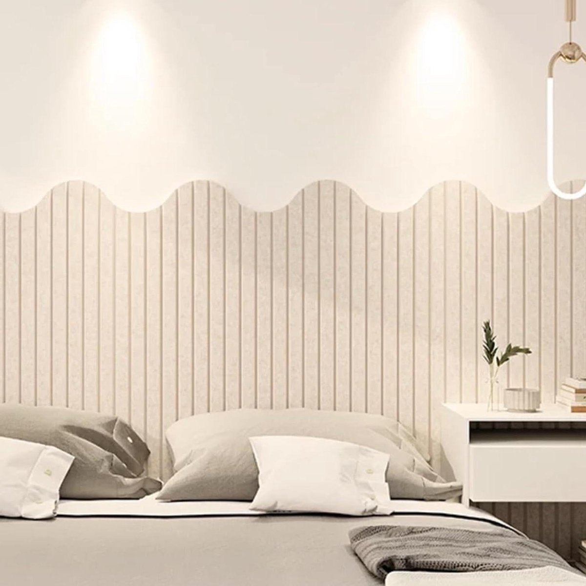 Vilt Wandpanelen - Wandtegels Vilt 3D - Muur Decoratie - Zelfklevend Dik Design - 60 x 120