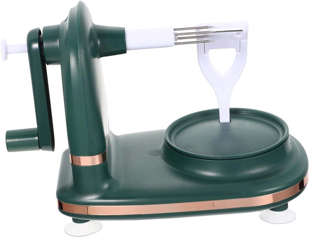 Fruitschiller Roterend - Groentesnijder - Snel Schillen - Roestvrij Staal - 18 cm - Groen
