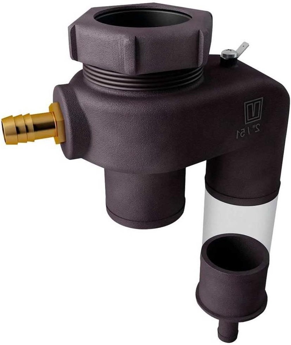 Reservoir Splash-Stop - Water Stopper - Lekkage Voorkomen - Dubbele Maat - 51 en 19 mm - Zwart