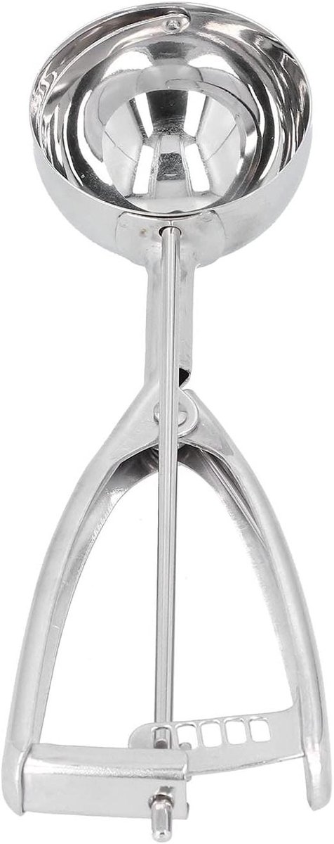IJsschep - Fruitlepel - Keuken Gebruik - Roestvrij Staal - Diameter 6CM - Zilver