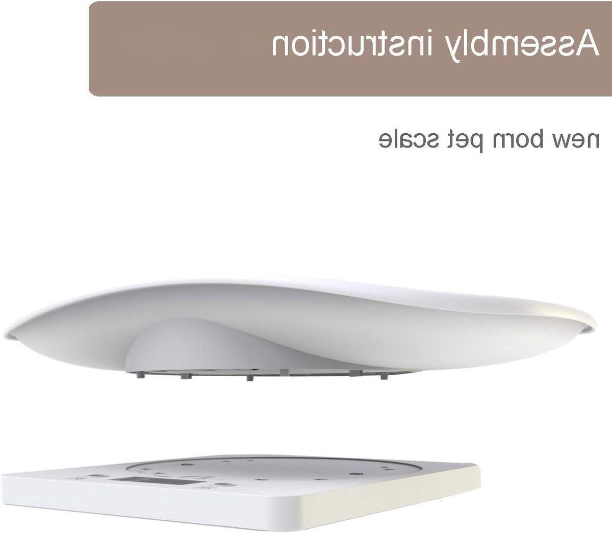 Digitale Weegschaal - Precisie Weegschaal - Huisdieren Wegen - Hoge Precisie - 10 Kilogram - Wit