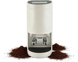 Elektrische Koffie Tamper - Espresso Tool - Perfect Koffie Zetten - Instelbare Druk - 58 mm - Wit