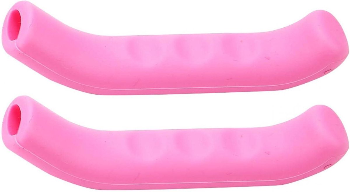 Remhendel Covers - Fietsgrepen - Comfortabel Fietsen - Hoge Kwaliteit Siliconen - 2 Stuks - Donker Roze