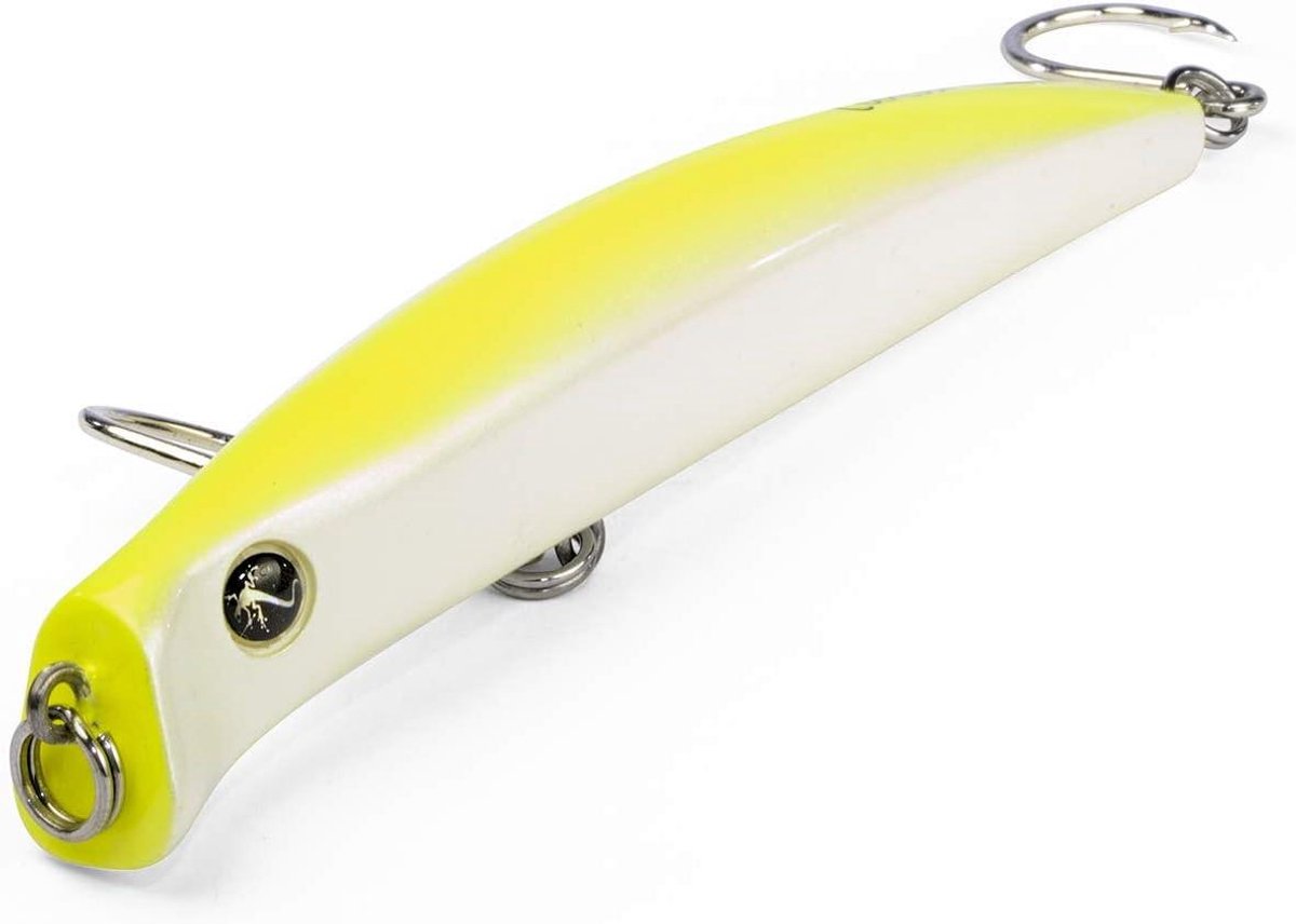 Vis Aas - Kunstaas Spinner - Vissen Vangen - Natuurlijke Beweging - 130mm - Groen Wit