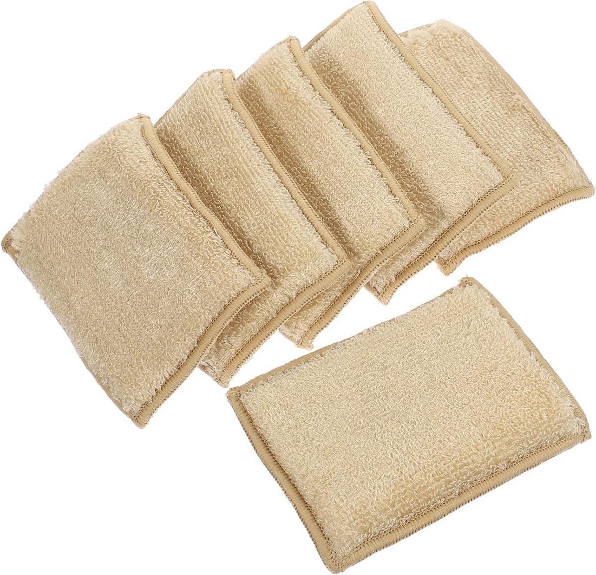 Keuken Sponzen - Schrob Sponzen - Vaat Reinigen - Sterke Waterabsorptie - 6 Stuks - N.v.t.