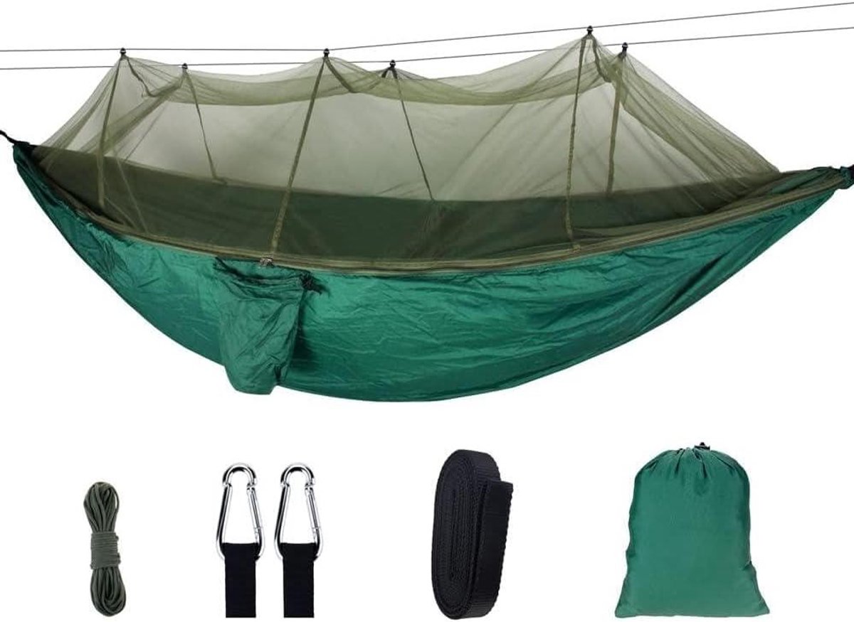 Hangstoel Schommel - Net Hangmat - Outdoor Ontspanning - Lichtgewicht Nylon - 1.0 Eenheid - Camouflage