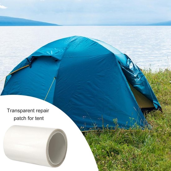 Reparatiepleisters - Waterdicht TPU - Opblaasbare items - Weerbestendige hechting - 7 x 200 cm - Transparant — afbeelding 2