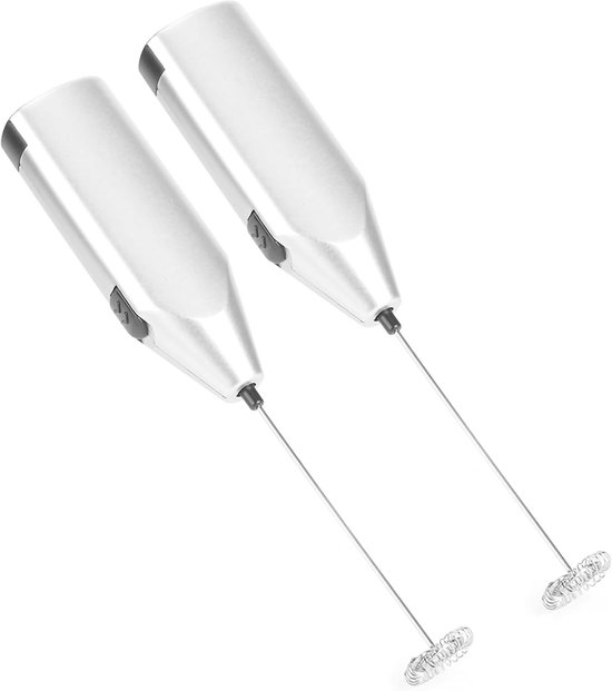 Elektrische Mixer - Handmixer Keuken - Koffie Melk Eieren - Ergonomisch Handvat - 20 cm - Zilver — afbeelding 5
