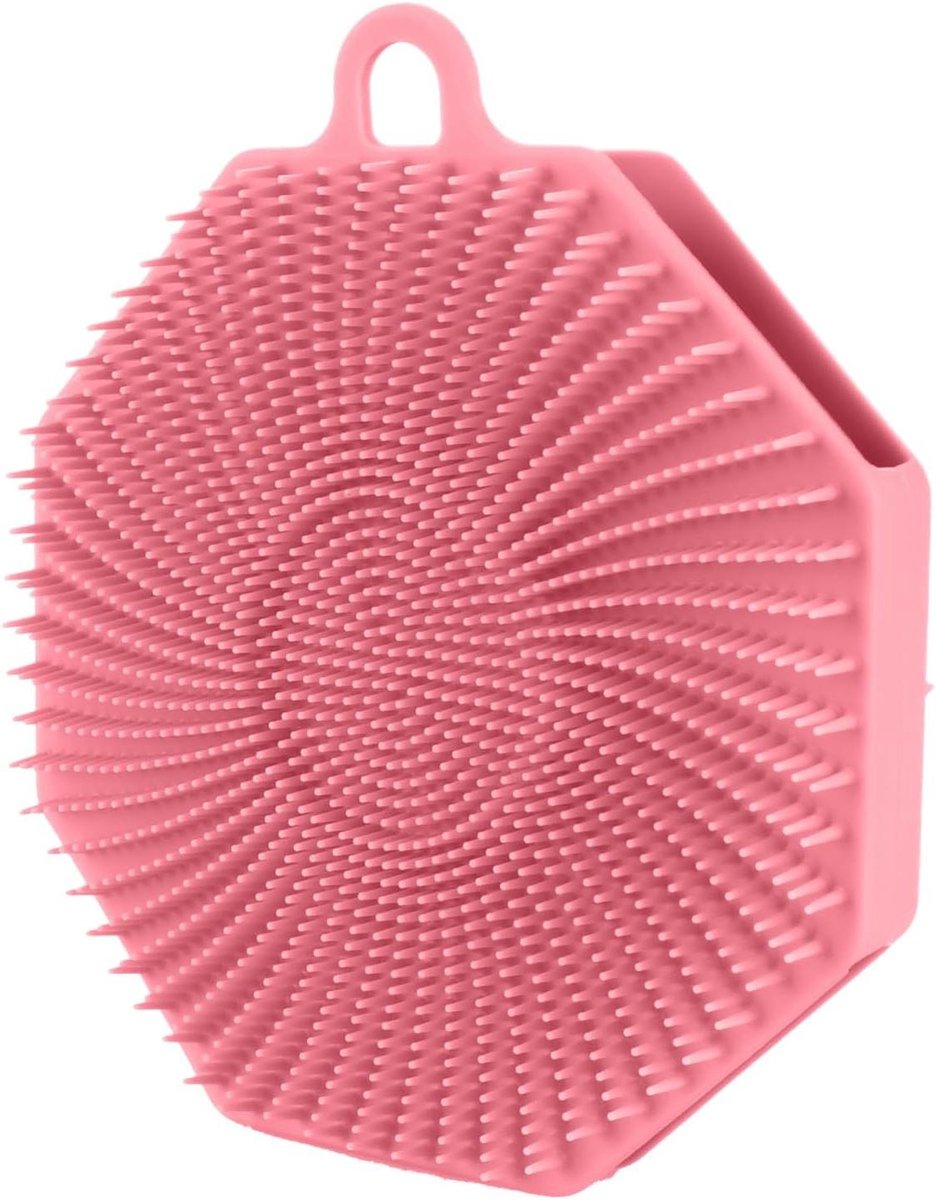 Huidborstel - Dubbelzijdige Scrubber - Dagelijkse Verzorging - Spa-achtig Comfort - 12.5 x 11 cm - Blauw
