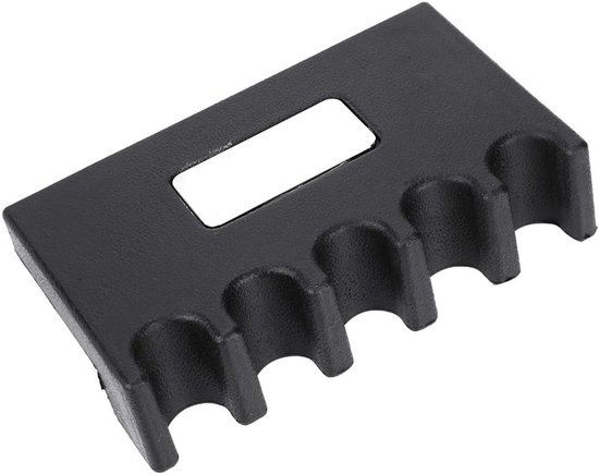 Keu Houder - Biljart Keu - Biljart Spelen - Draagbaar Tafelmodel - Voor 5 Keus - Zwart — afbeelding 4