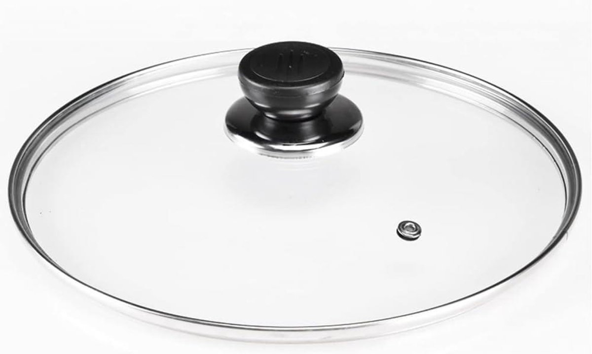 Pandeksels Universeel - Kookgerei Deksel - Koken en Bakken - Gehard Glas - 30 cm - Transparant