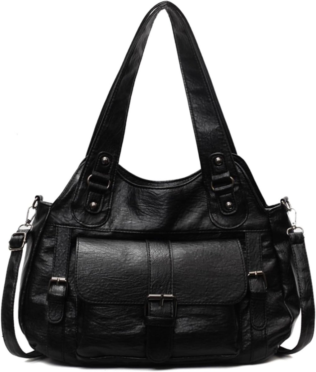 Dames handtas - Schoudertas - Dagelijks gebruik - Grote capaciteit - 35 x 27 cm - Effene kleur