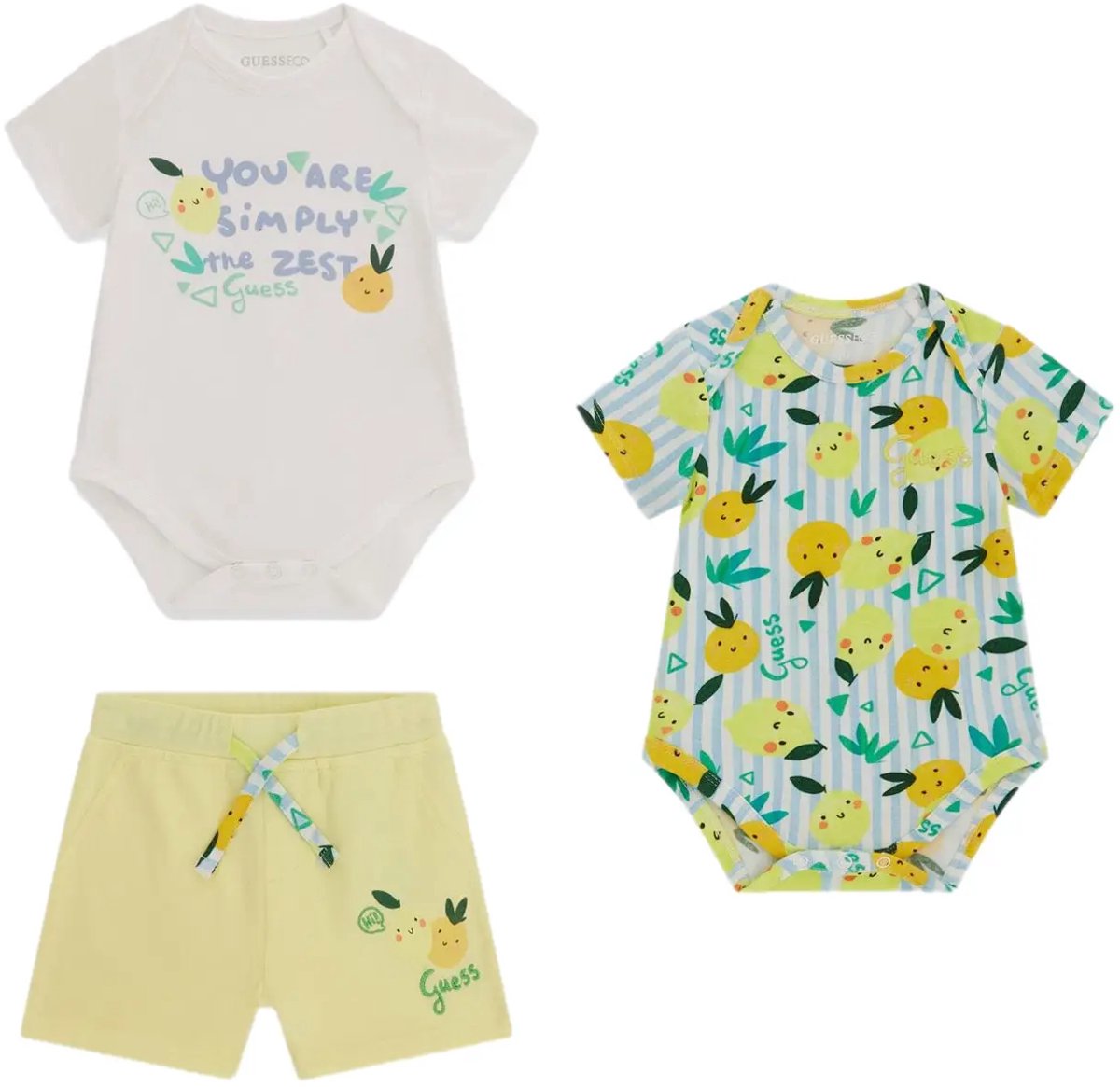 Baby jongens body en short set Guess (x2)