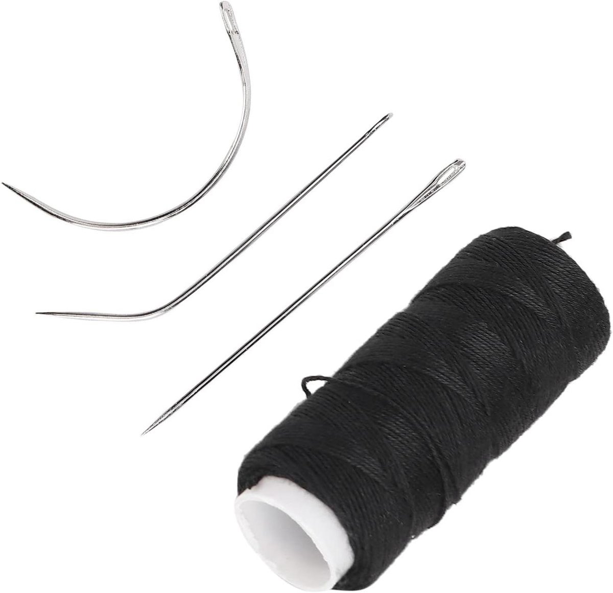 Haarnaald en Draad - Hobbynaald Set - Pruik Maken - Sterke Weefdraad - 3 Stuks - Niet Gespecificeerd