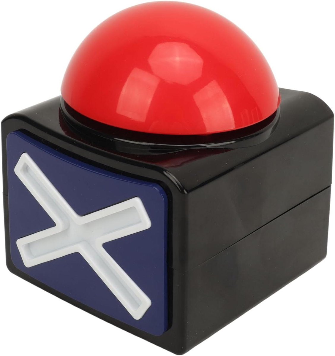 Spelzoemer - Grote Knop - Feest Competitie - Grappige Geluiden - 9.5 x 10 x 12 cm - Wit