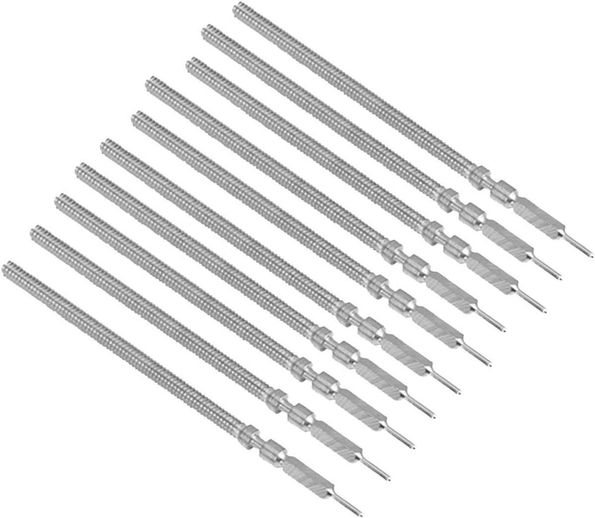 Horloge Band Houders - Reparatieset - Horloge Onderhoud - Voor Specifieke Uurwerken - 10 Stuks - Zilver