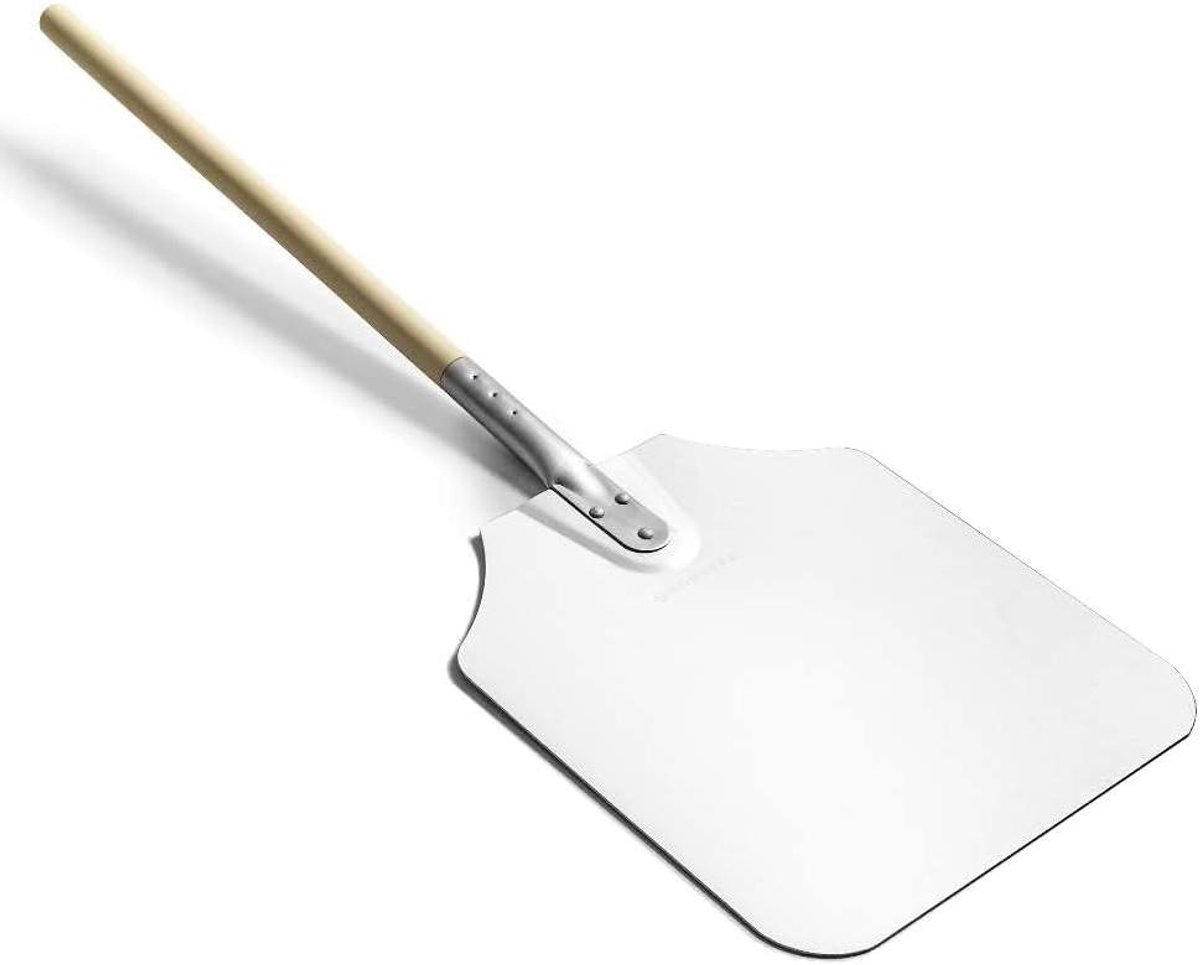 Pizza Schep - Pizzaplank - Pizza Bakken - Aluminium Werkvlak - 30x26 cm - Zilverkleurig