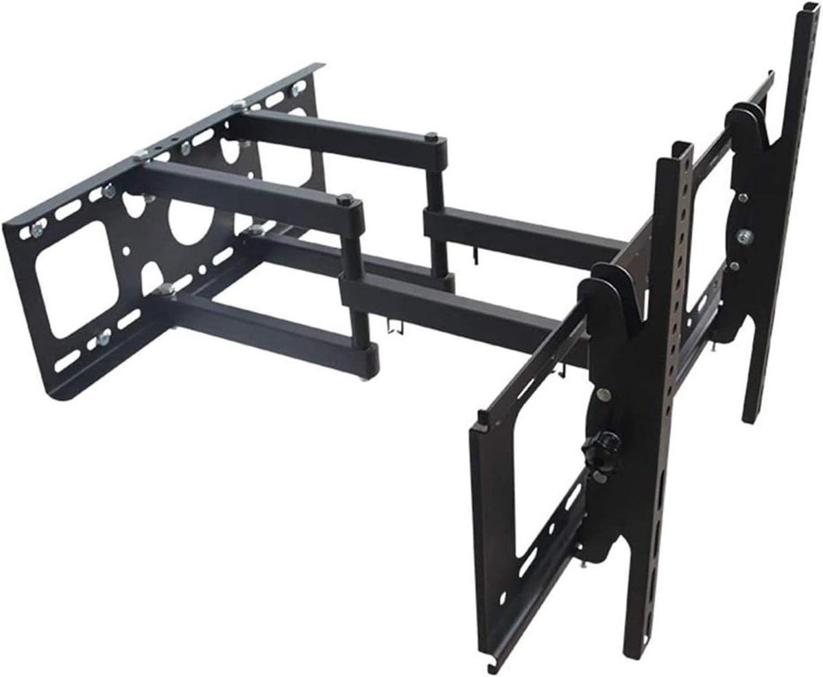 Monitor Beugel - Tv Muurbeugel - Ruimte Besparen - Verstelbare Arm - 17-52 inch - Zwart