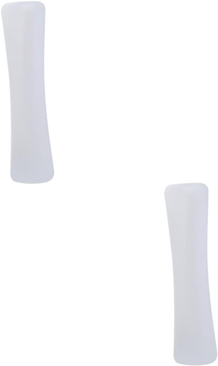 Potlood Beschermhoes - Stylus Houder - Digitaal Tekenen - Ergonomisch Ontwerp - 2 Stuks - Wit