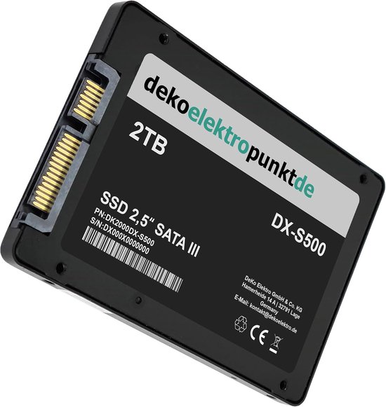 SSD Harde Schijf - Interne Opslag - Laptop Upgrade - Snelle Dataoverdracht - 2TB Capaciteit - Zilver — afbeelding 3
