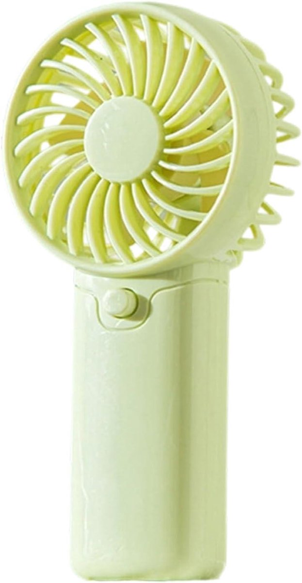Draagbare zakventilator - Handventilator stil - Buiten verkoeling - Stille werking 45dB - 62B x 47H cm - Groen