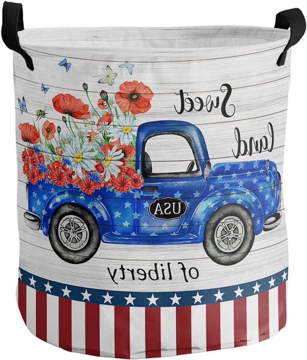 Wasmand - Opbergmand - Kleding Opbergen - Inklapbaar Ontwerp - 40 x 50 cm - Kleurrijk