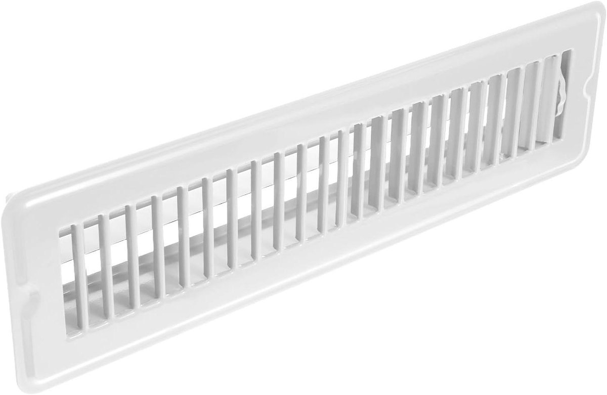Vloerroosters - Ventilatie roosters - Luchtcirculatie verbeteren - Hoge treksterkte - 34 cm - Wit