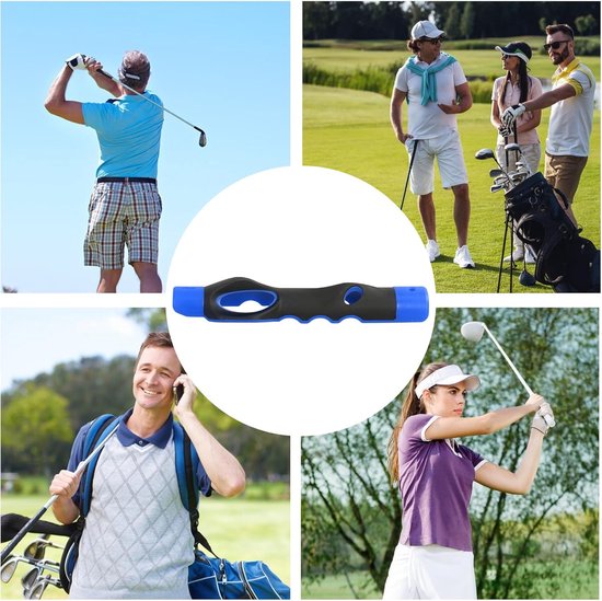 Golf Grip Trainer - Swing Corrector Hand Positie - Golf Oefenen - Antislip Duurzaam ABS - 15.6 cm - Blauw van GOLF — afbeelding 4