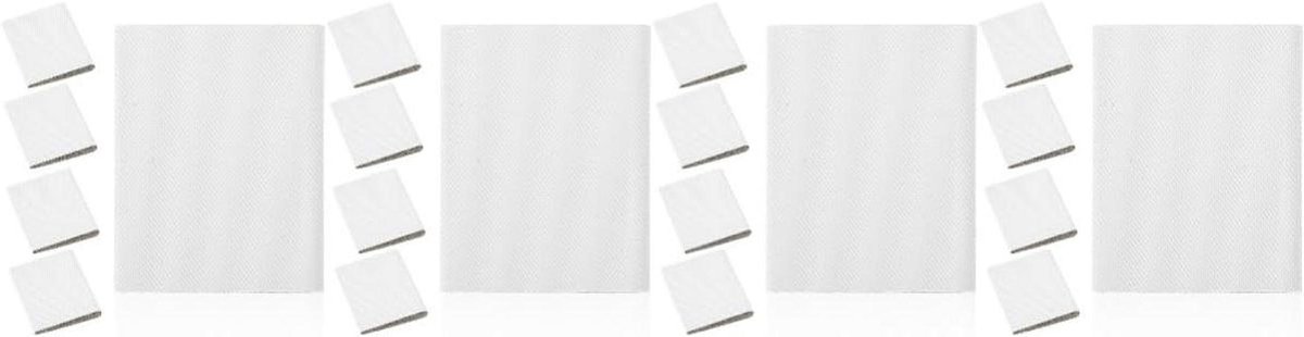 Deur Hoekafdichting - Tochtstrip Set - Tocht Weren - Zelfklevend PU - 40 Stuks - Wit