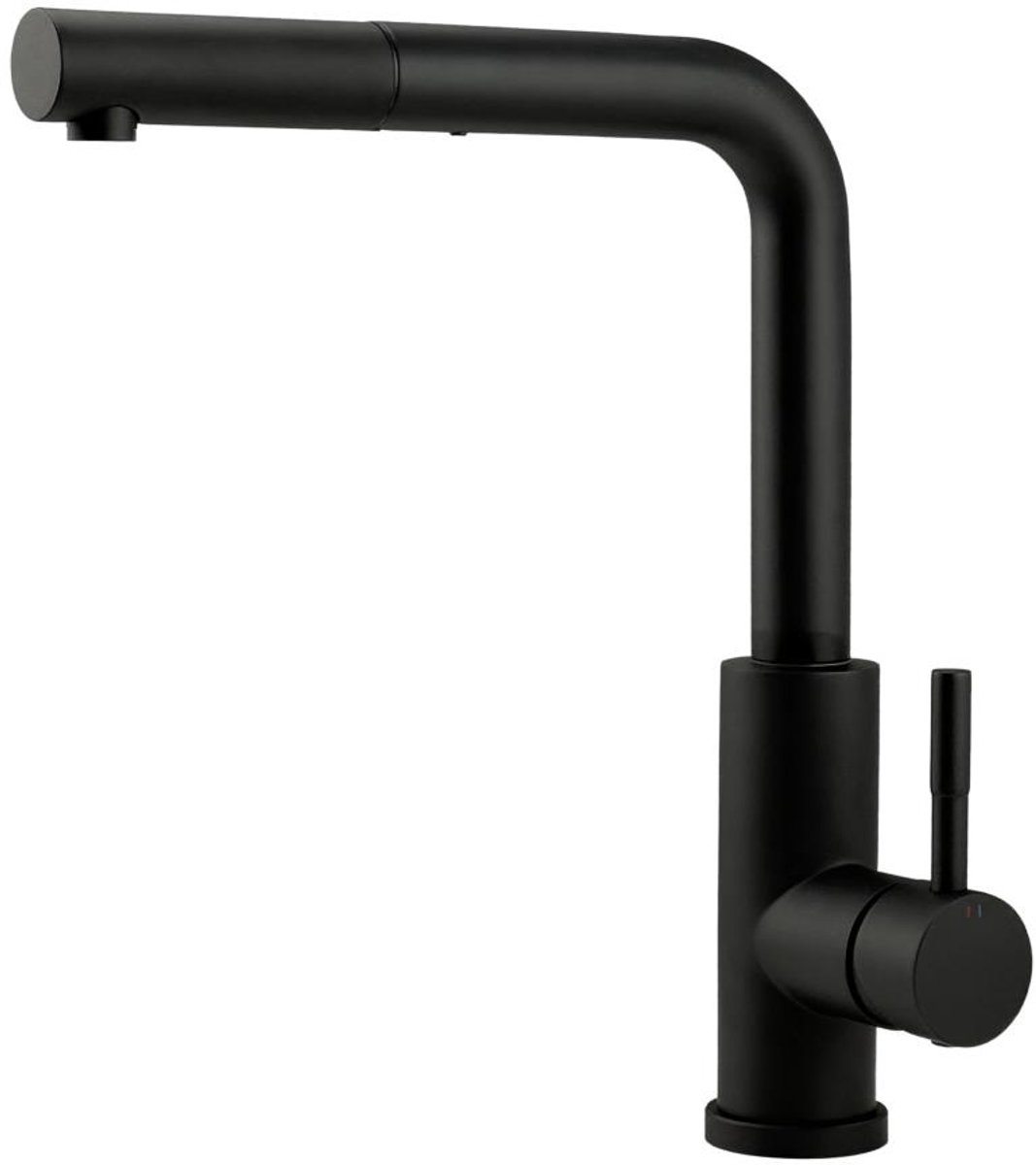 Pure.Sink Elite Steel Spark-S kitchen faucet Matte Black with pull-out spout PS8041-10