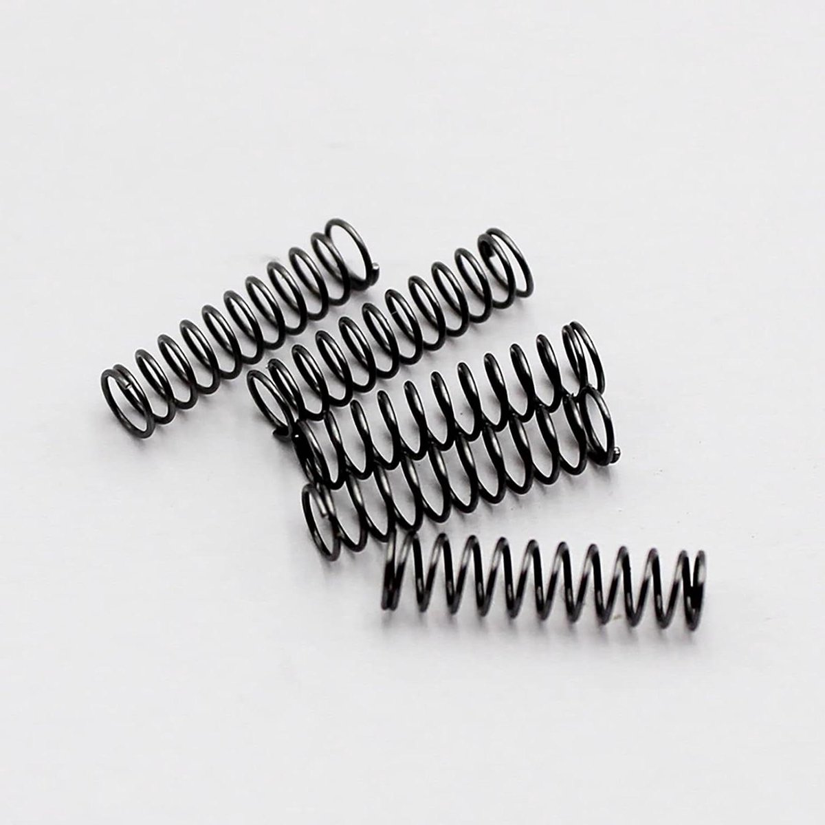 Compressieveren Set - Drukveren Staal - Apparatuur Reparatie - 1.2mm Draaddiameter - 26x60mm - Zilver