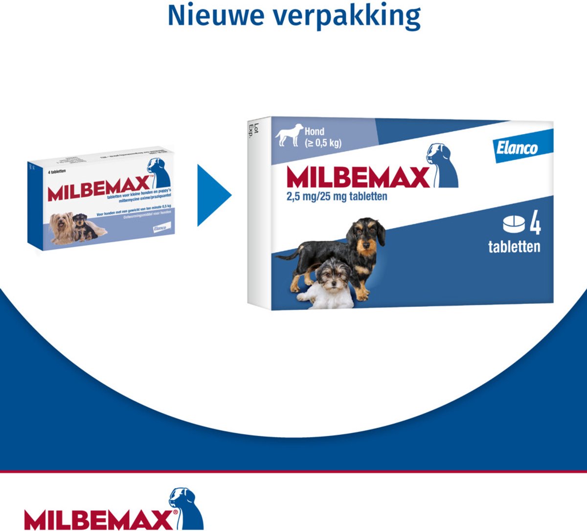 Milbemax Milbemax Pup & Hond - Anti wormenmiddel - 4 tab 0.5 Tot 10 Kg — afbeelding 5
