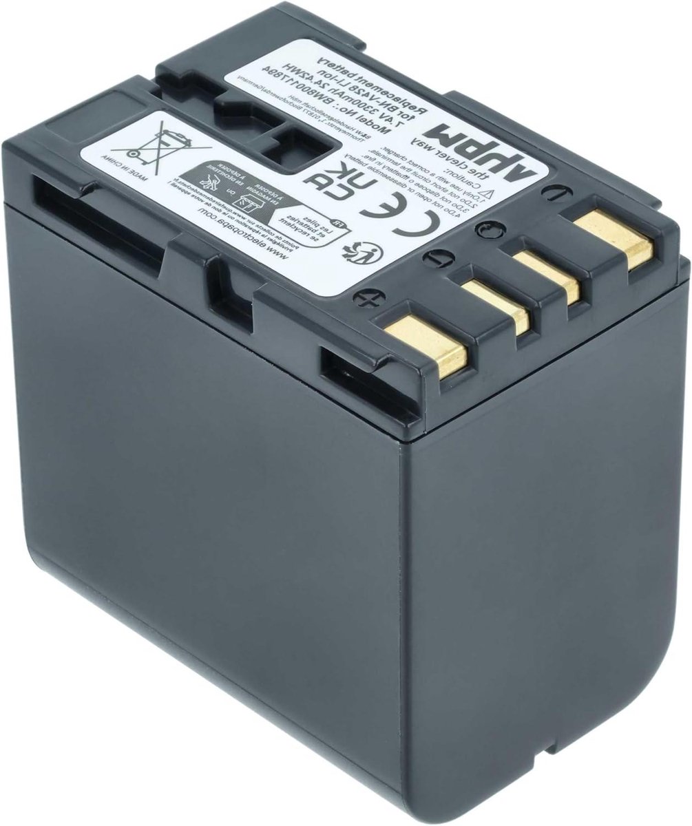 Reservebatterij Camcorder - Accu Videocamera - Foto's Maken - Li-Ion Technologie - 3300 mAh - Zwart