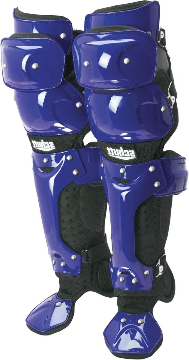 Catcher's Beenbeschermers - Honkbal Scheenbeschermers - Sport Bescherming - Maximale Ventilatie - 13 inch - Koninklijk Blauw