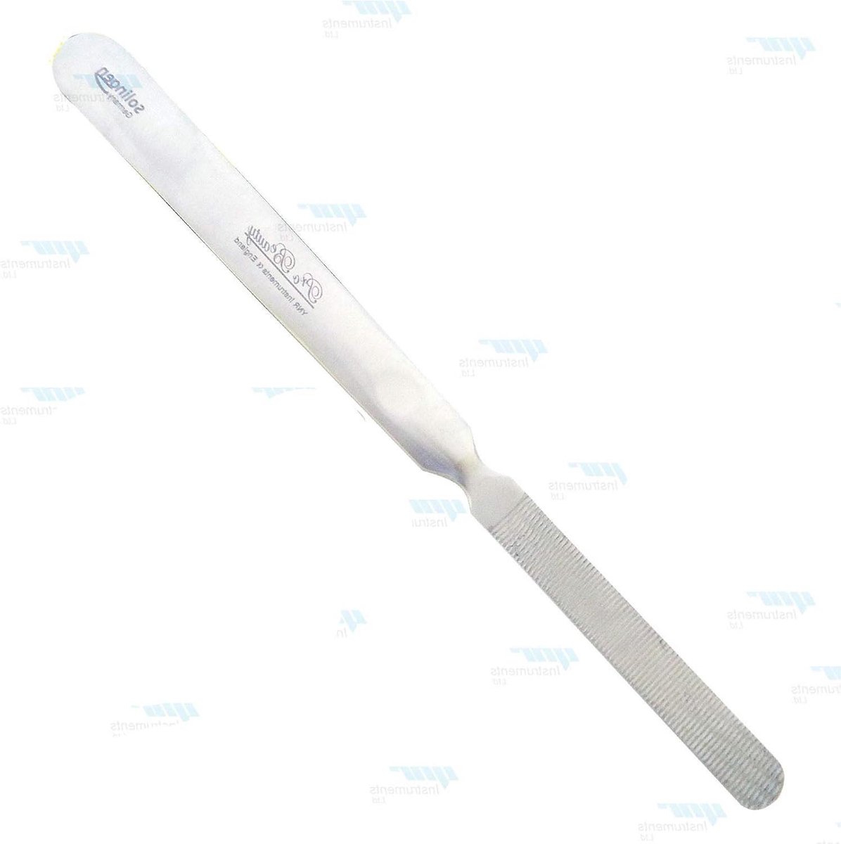 Voetvijl - Eelt Rasp - Verwijderen Droge Huid - Dubbelzijdig - 18 cm - Zilver