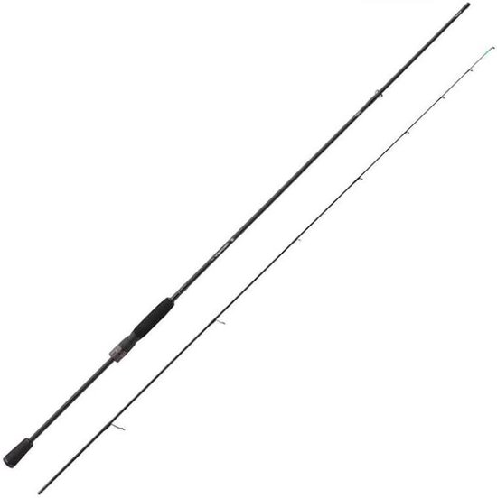 Spinhengel Snoekhengel - Rubbervishengel Hengel - Snoek Vissen - V-Joint Technologie - 270 cm 18-56 g - Zwart