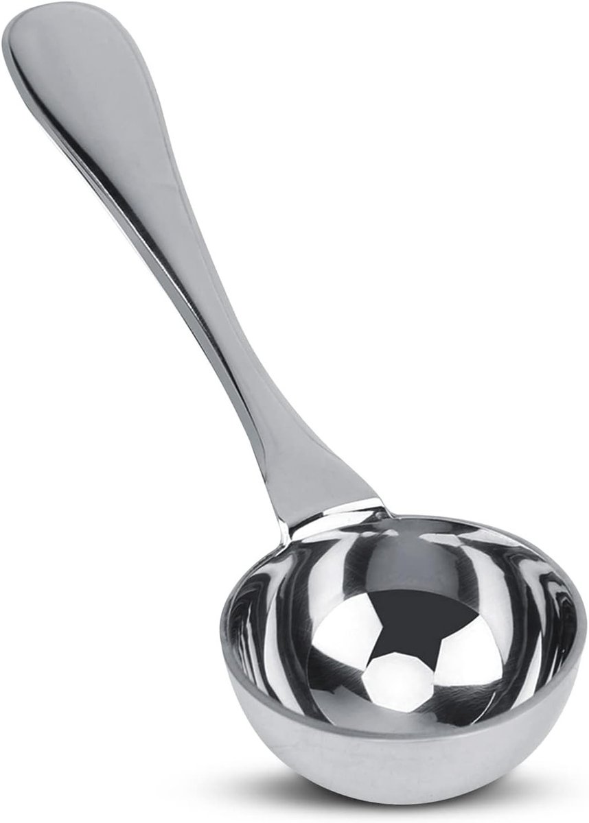 Koffielepel van RVS, 15ml Maatlepel voor Koffie, Suiker en Thee, Ideaal voor Koffiebonen en Theeaccessoires