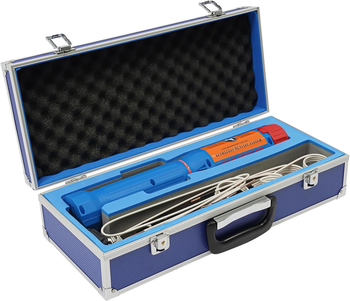 Inductieverwarmer - Warmtegereedschap - Roestige Schroeven Verwijderen - Vlamloos Verwarmen - 1100 W - Blauw